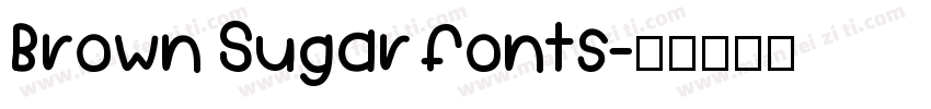 Brown Sugar fonts字体转换